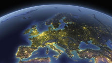 Europe photographed from space digital health